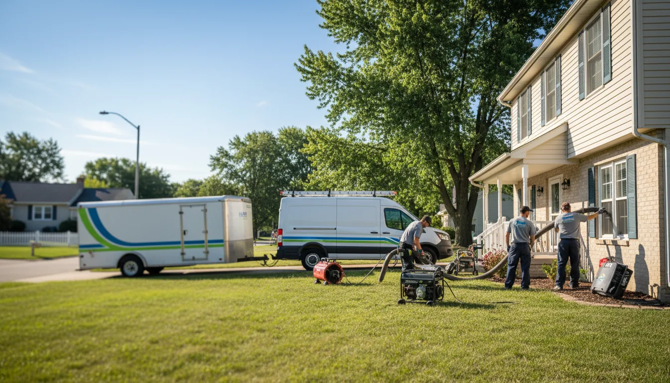 Flooded Basement Restoration And Cleanup With Repair in Euclid, OH near me